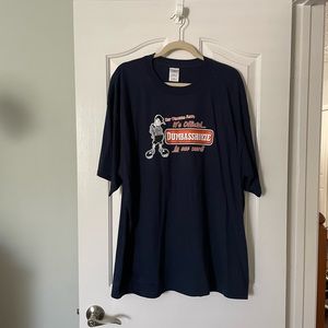 Men’s UVA Short Sleeved Navy Blue T-shirt, Size XXL, 100% Cotton NWOT